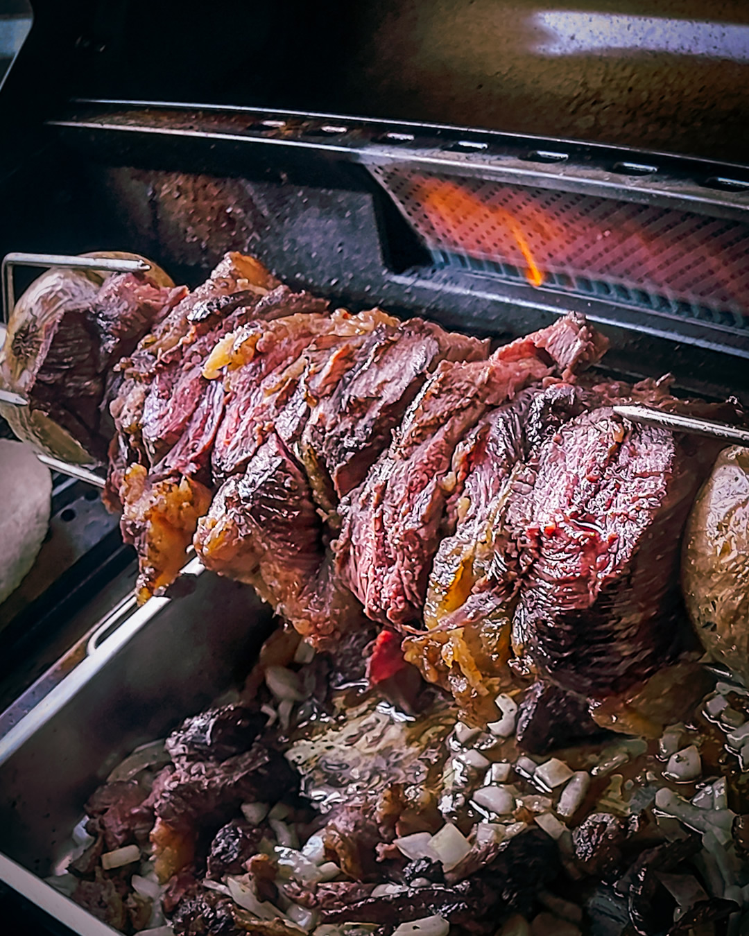 Traditionelle Picanha vom Drehspieß 1 Picanha vom Drehspieß